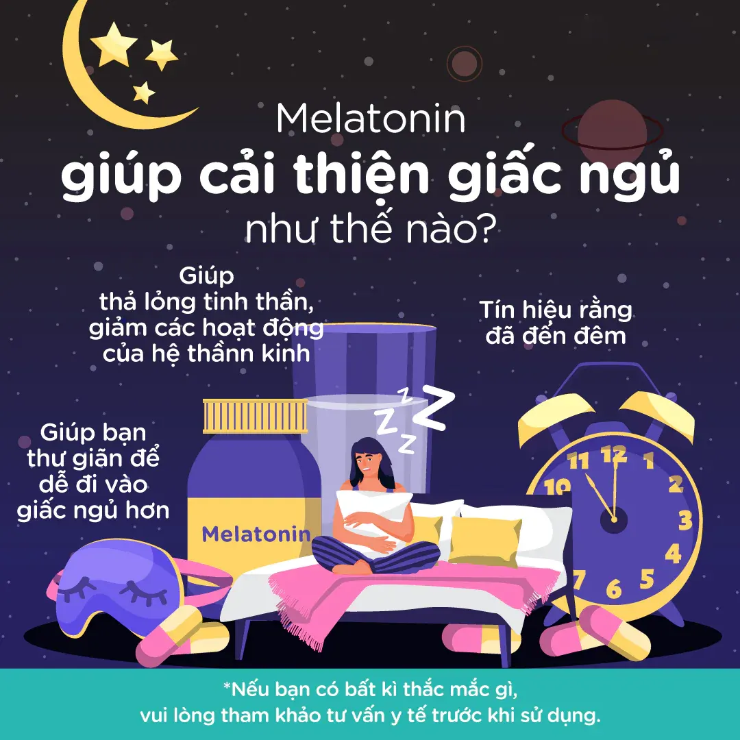 Melatonin giúp bạn cải thiện giấc ngủ như thế nào?